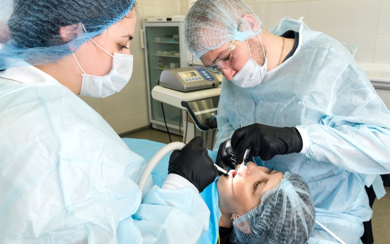 routine procedures performed by oral surgeons
