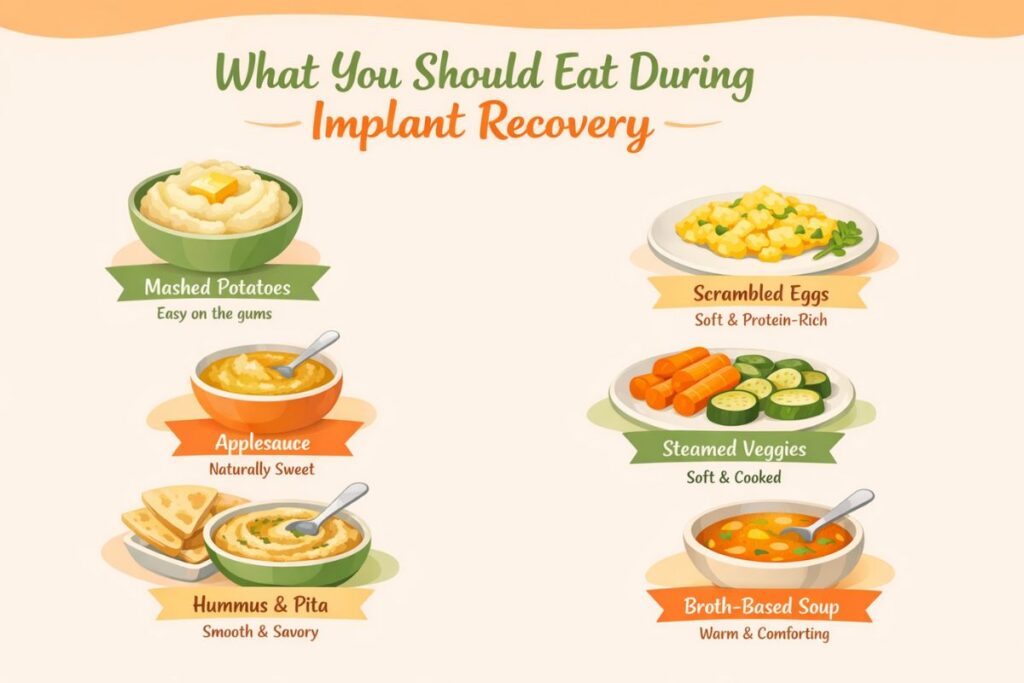 What You Should Eat During Implant Recovery